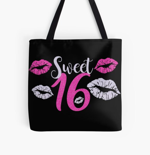 SWEET 16 KISSES All Over Print Tote Bag