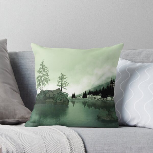 Item preview, Trees in the mist by the lake designed and sold by Catherine  Milchard.