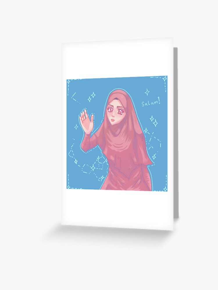 Anime Hijab Cute HD phone wallpaper