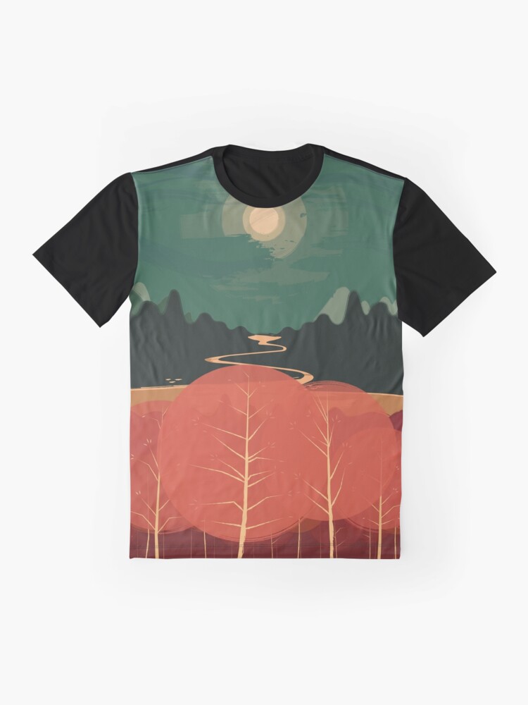 Alternate view of Midday Mountains Graphic T-Shirt