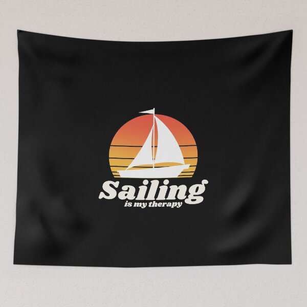 Item preview, Sailing Is My Therapy - For Sailing Addicts designed and sold by Passion-For-Sea.