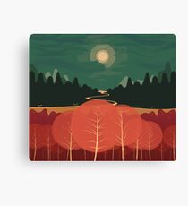Midday Mountains Canvas Print