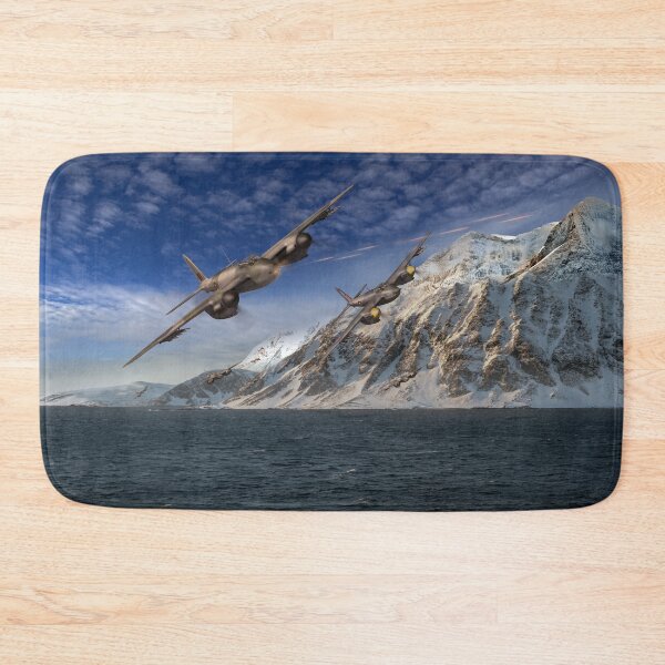 Item preview, RAF Mosquitos in Norway fjord attack designed and sold by Flight Artworks.