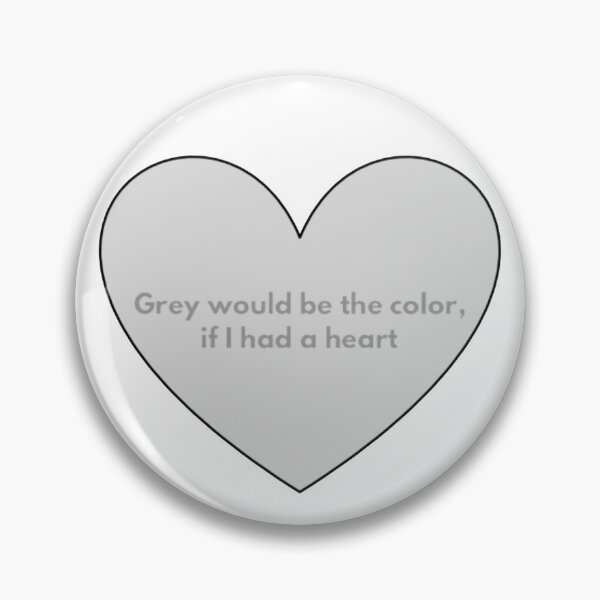Item preview, Grey Heart (Grey) designed and sold by UnicornPeeps.