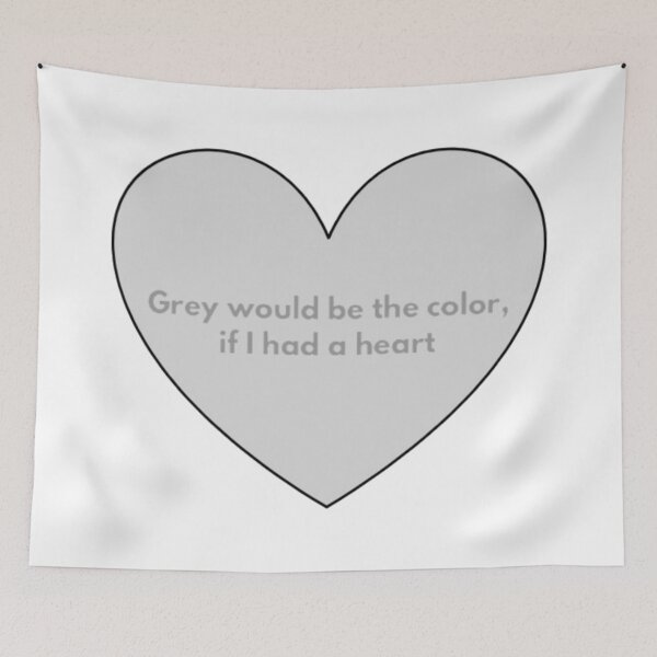 Item preview, Grey Heart (Grey) designed and sold by UnicornPeeps.