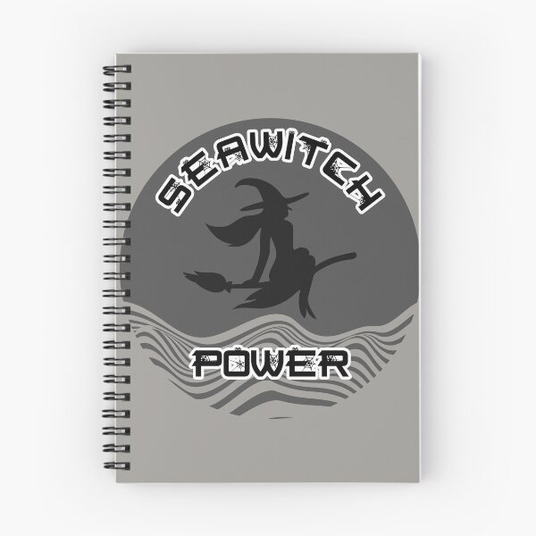 Item preview, Seawitch Power Round Sticker - Grey Silhouette  designed and sold by NoMatterLab.