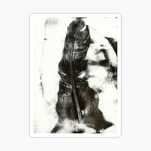 Steel Feather Sticker
