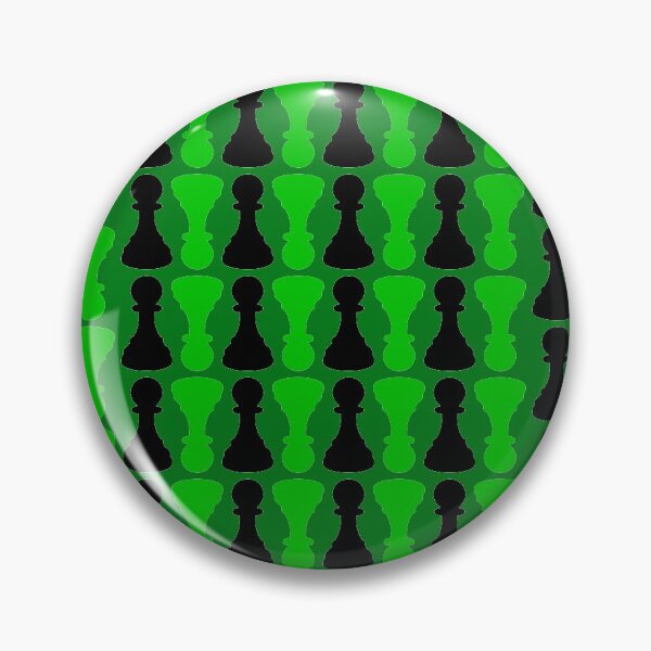 Item preview, Black And Green Pattern Chessboard Pieces designed and sold by d247.