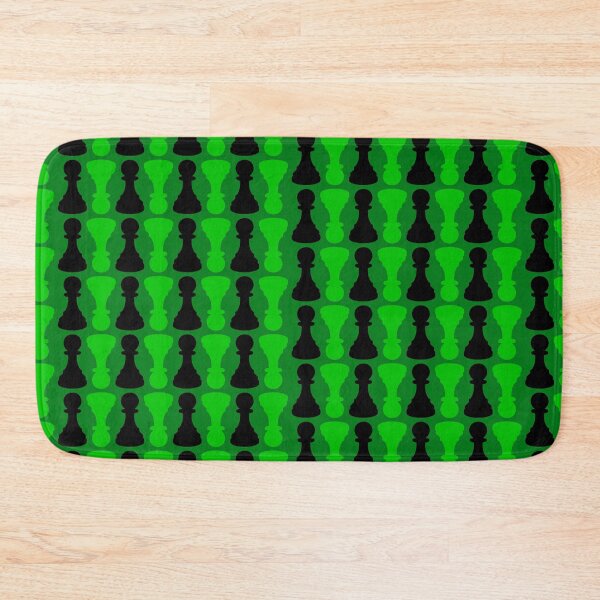 Item preview, Black And Green Pattern Chessboard Pieces designed and sold by d247.