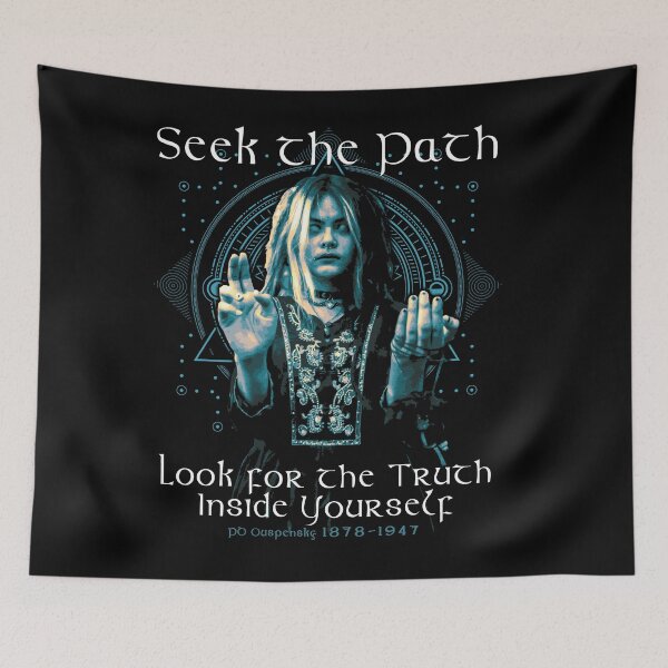 Item preview, Seek the Path, Look for the Truth Inside Yourself, Wiccan Witchcraft, Neopaganism, Occult Gift designed and sold by Proverbial Wisdom Design.