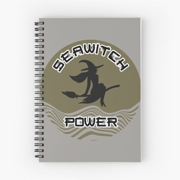 Item preview, Seawitch Power Round Sticker - Forest Green Silhouette designed and sold by NoMatterLab.