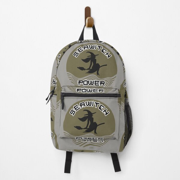 Item preview, Seawitch Power Round Sticker - Forest Green Silhouette designed and sold by NoMatterLab.