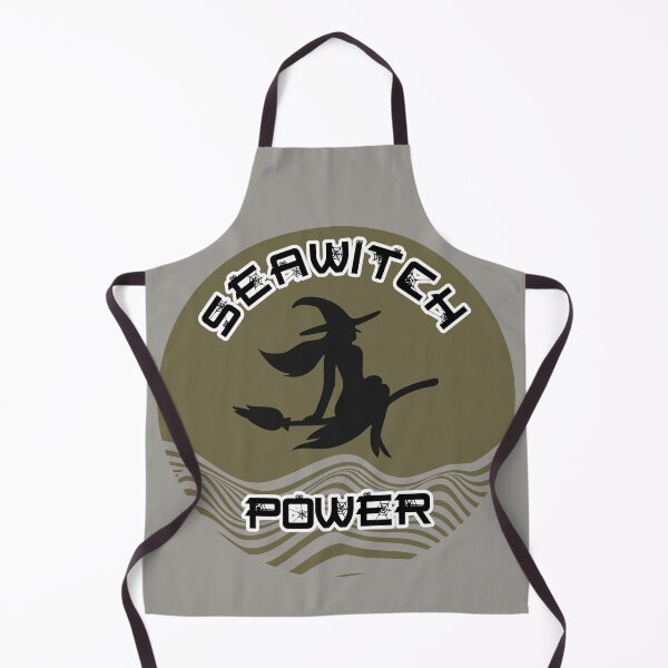 Item preview, Seawitch Power Round Sticker - Forest Green Silhouette designed and sold by NoMatterLab.