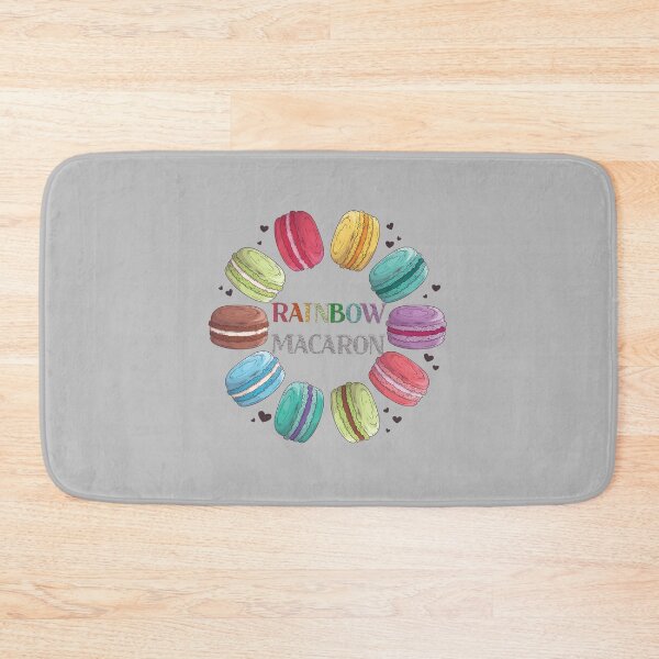 Item preview,  rainbow macaron pink sweet donuts heart mask designed and sold by Queengood.
