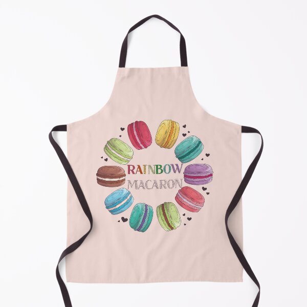 Item preview, rainbow macaron pink sweet donuts heart mask designed and sold by Queengood.