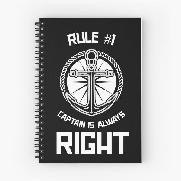 Item preview, Captain Is Always Right - Sailing Motto designed and sold by Passion-For-Sea.