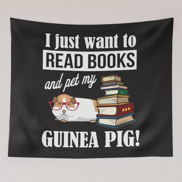 Item preview, Guinea Pig Funny book Lover designed and sold by turiiamon.