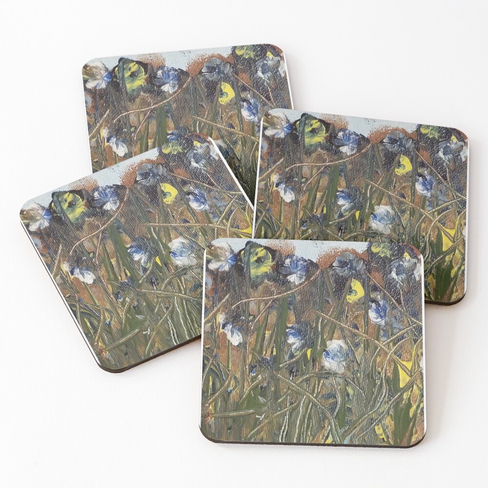 Mountain Flowers Coasters (Set of 4)