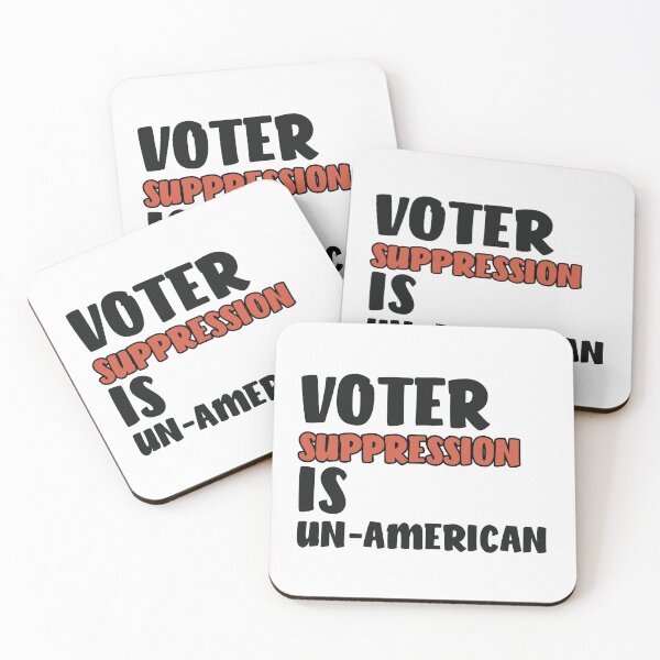 Item preview, Voter Suppression Is Un-american - red, black designed and sold by Chubuter.