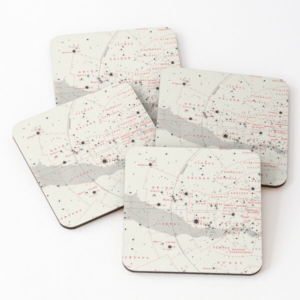 Item preview, Southern Stars Map. Astronomy Sky. Text in French designed and sold by LeAllureVintage.