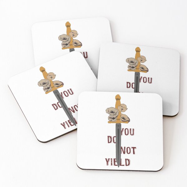 Item preview, “You do not yield” - Throne of Glass/ACOTAR quotes  designed and sold by CrescntDesigns.
