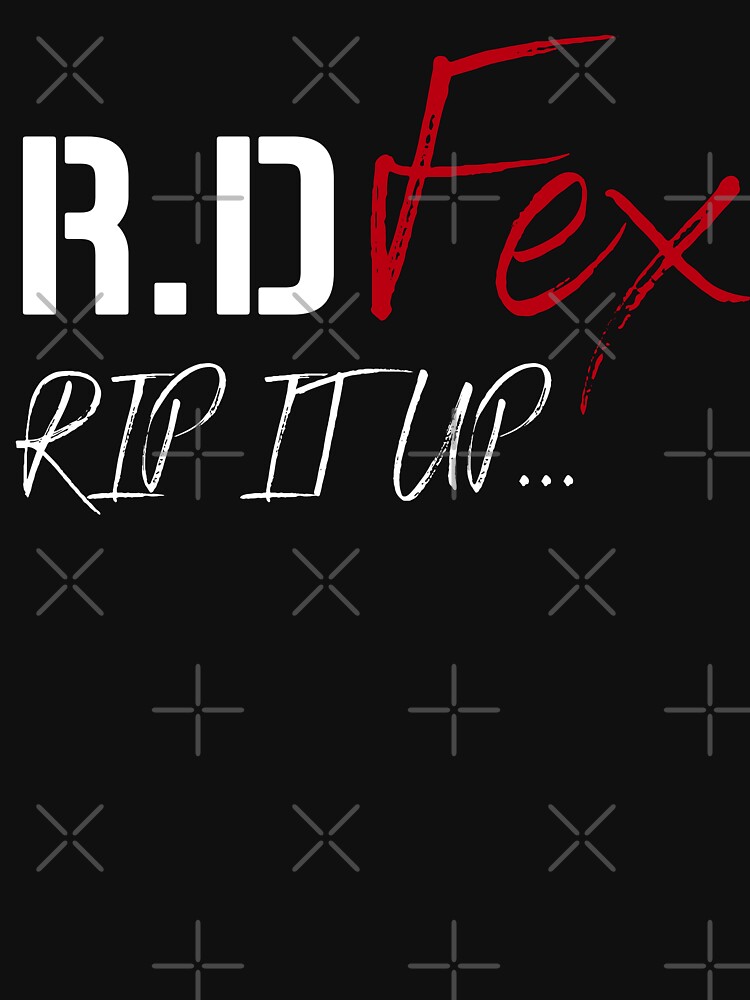 Thumbnail 3 of 3, Baseball ¾ Sleeve T-Shirt, R D Fex RIP IT UP... designed and sold by R-D-Fex.