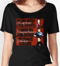 The Captain, The Superhero, and The Writer Women's Relaxed Fit T-Shirt