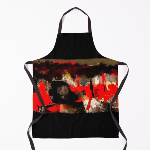 Item preview, Red and Black Abstract designed and sold by Sukhpal Grewal Ethnic Art.