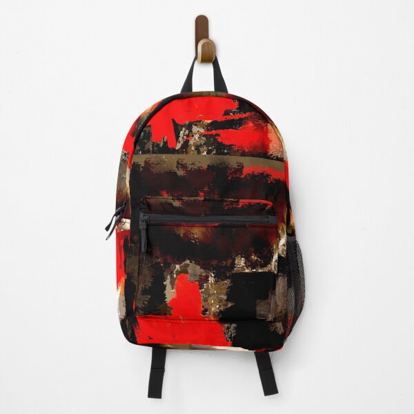 Item preview, Red and Black Abstract designed and sold by Sukhpal Grewal Ethnic Art.