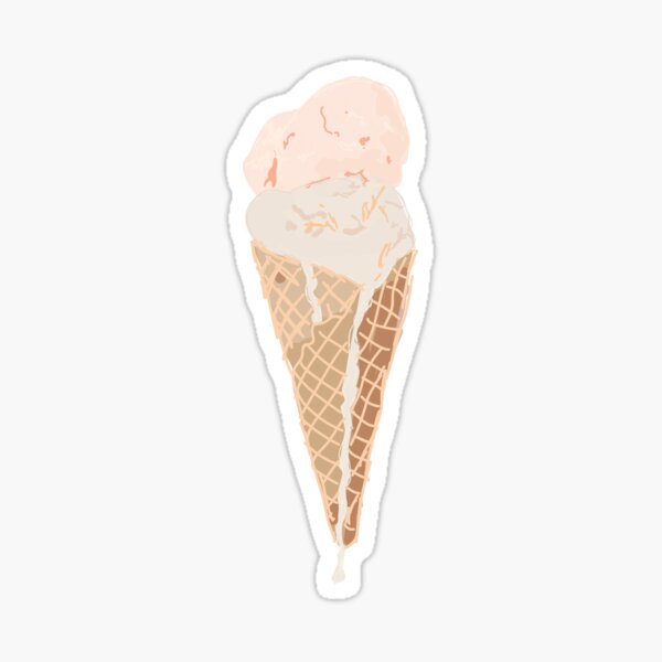 Ice Cream Cone Sticker