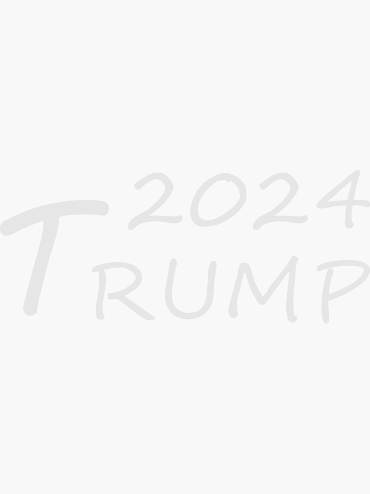 "TRUMP 2024 I'LL BE BACK! Scarf" Sticker for Sale by almaknasi