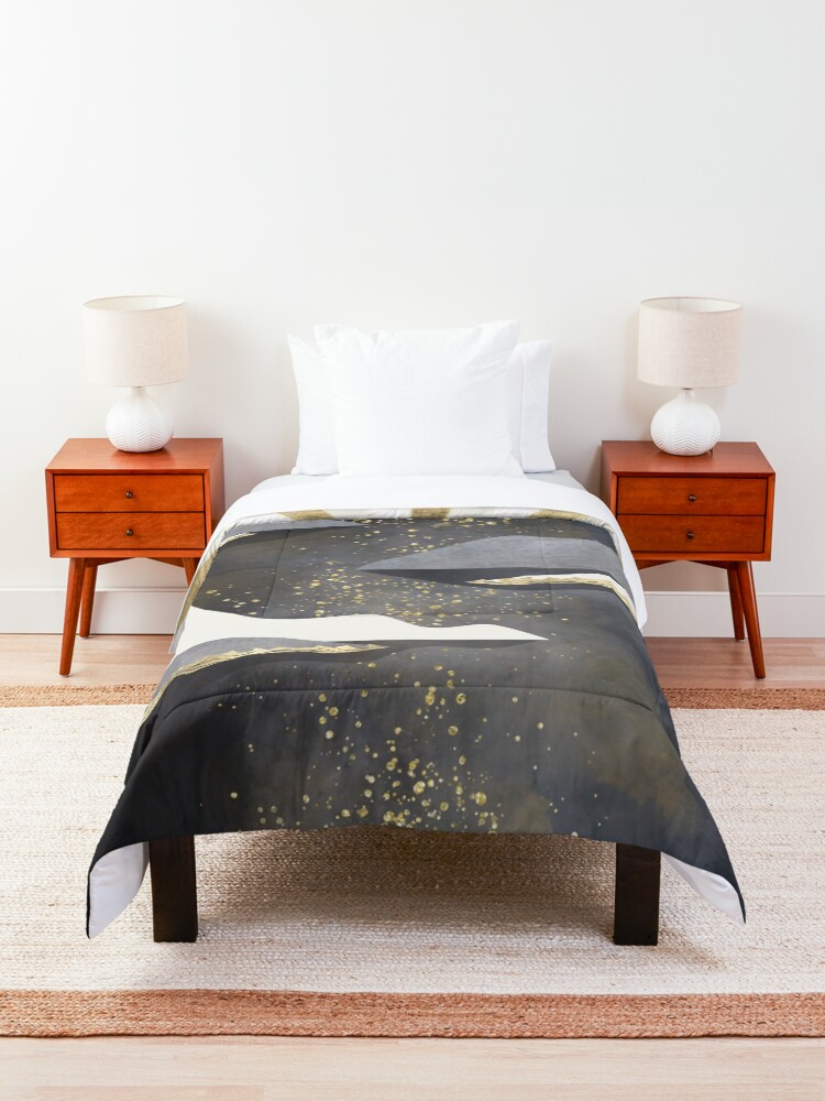 Alternate view of Metallic Dusk Comforter