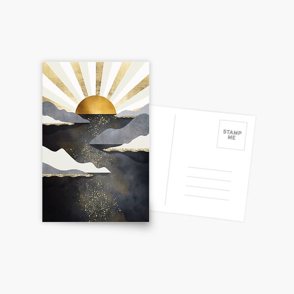 Metallic Dusk Postcard