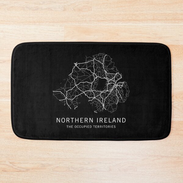 Item preview, Northern Ireland Road Map designed and sold by clarkstpress.