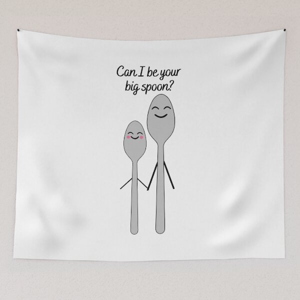Item preview, Can I be your big spoon? designed and sold by BazEris.