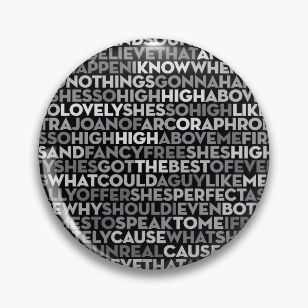 Item preview, She's So High - Tal Bachman (lyrics) v.2 designed and sold by x1brett.