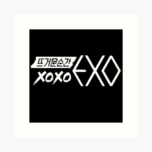 Item preview, EXO XOXO Logo (White Version) designed and sold by zorakei.