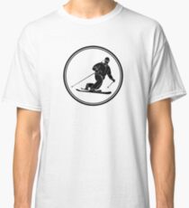 Mens Telemark Skiing Classic T-Shirt