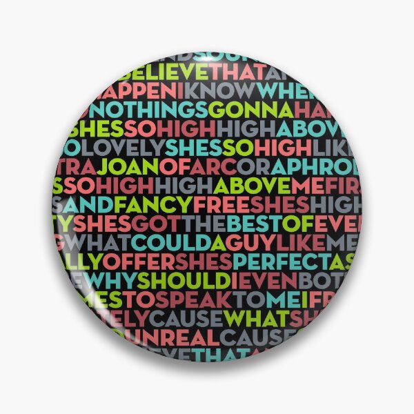 Item preview, She's So High - Tal Bachman (lyrics) v.4 designed and sold by x1brett.