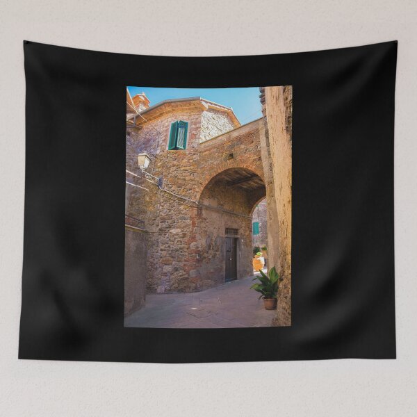 Item preview, Street in Montorsaio in Tuscany designed and sold by jojobob.