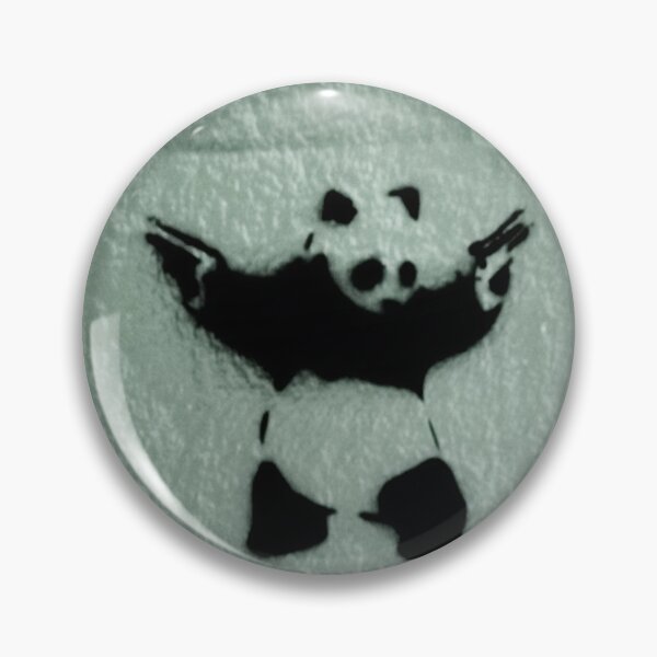 Item preview, Guns Up Panda Graffiti  designed and sold by Green-Rainbow.