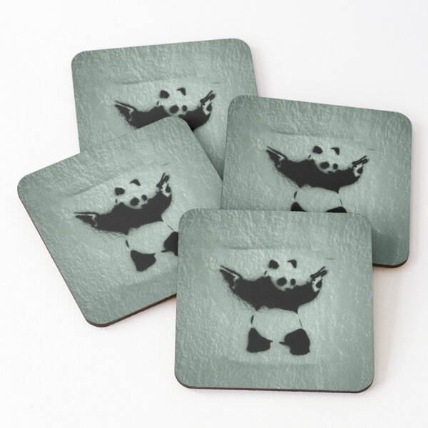 Item preview, Guns Up Panda Graffiti  designed and sold by Green-Rainbow.