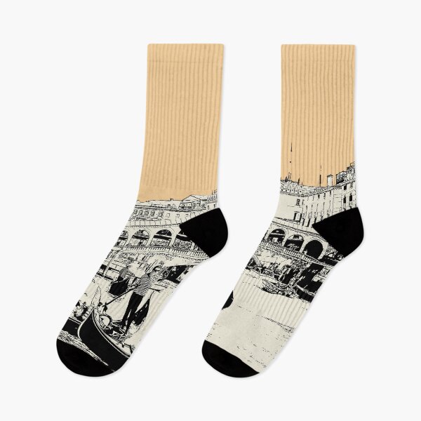 Item preview, Venice Rialto Italy Europe Colorful Cityscape designed and sold by LikeInkDrops.