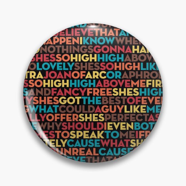 Item preview, She's So High - Tal Bachman (lyrics) v.5 designed and sold by x1brett.