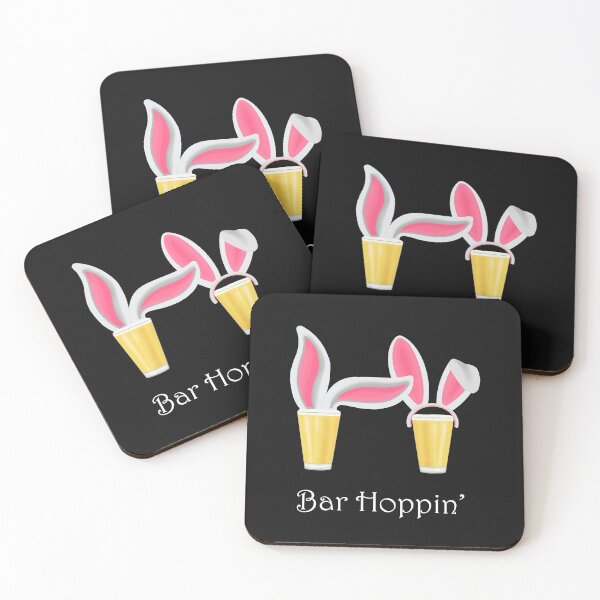 Item preview, Bar Hoppin' Bunny Beers designed and sold by Five O'clock Shirts.