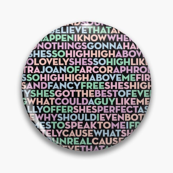 Item preview, She's So High - Tal Bachman (lyrics) v.7 designed and sold by x1brett.