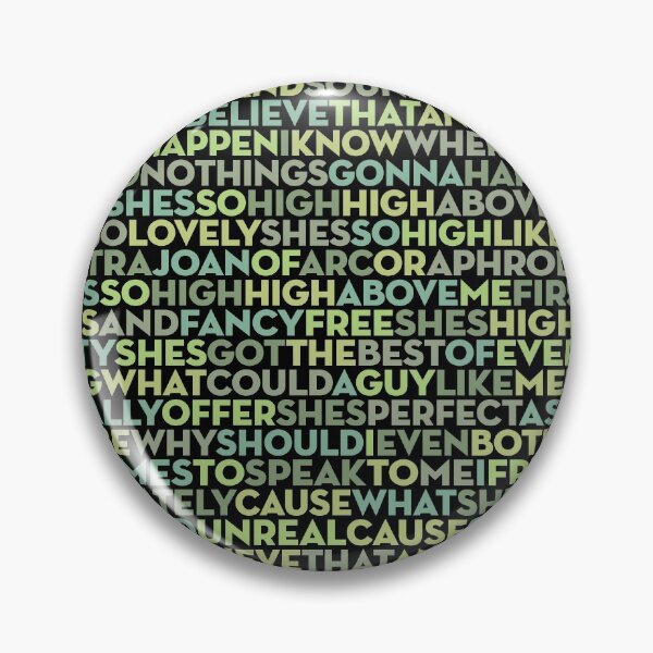 Item preview, She's So High - Tal Bachman (lyrics) v.8 designed and sold by x1brett.
