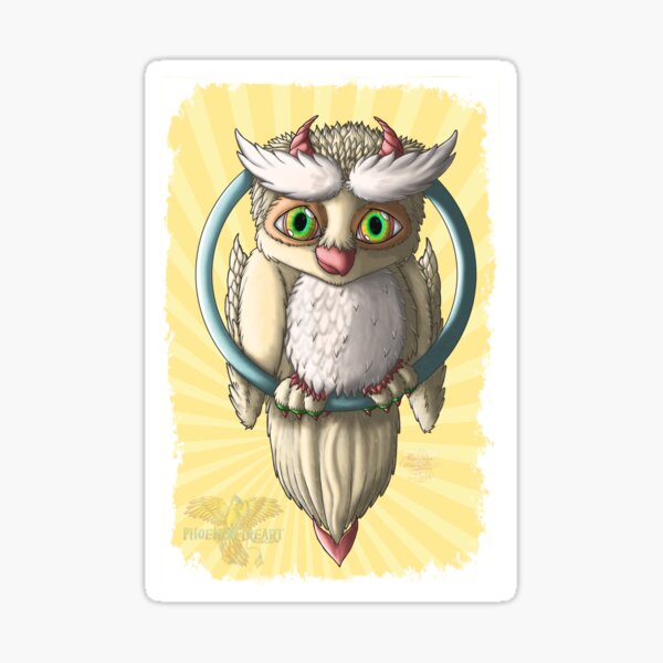 Owlgons: Summer Season (Summer Background) Sticker
