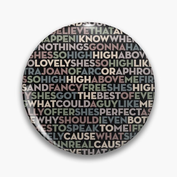 Item preview, She's So High - Tal Bachman (lyrics) v.9 designed and sold by x1brett.