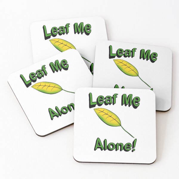 Item preview, Leaf Me Alone - White designed and sold by BusyMonkeys.